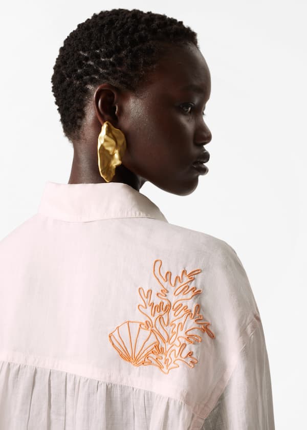 Oversized Irregular-Disc Earrings