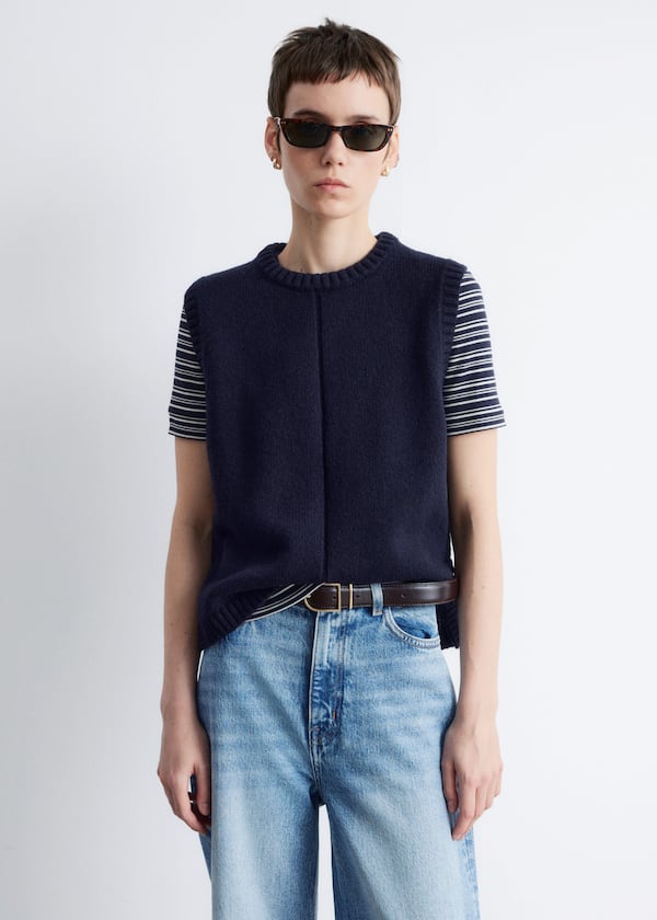 Knitted Sweater Vest