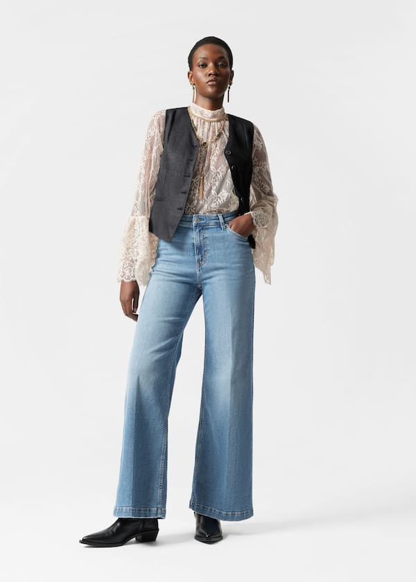 Tailored Linen Vest