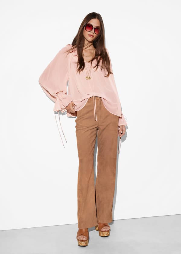 Suede Trousers