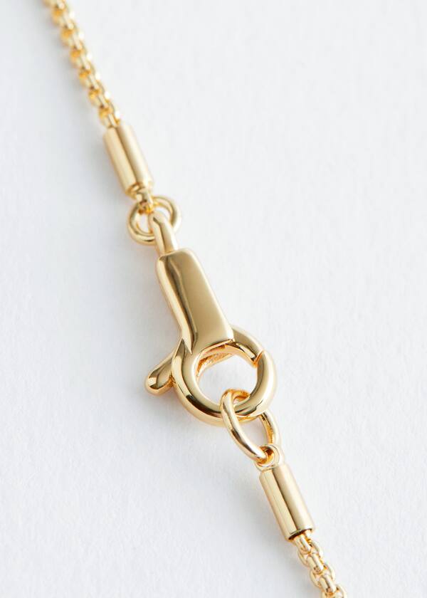 Long Drop-Pendant Necklace