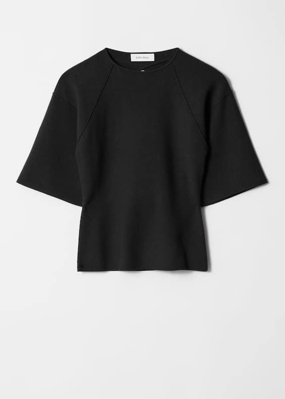 Wide-Sleeve Open-Back Top