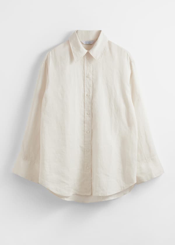 Oversized Linen Shirt