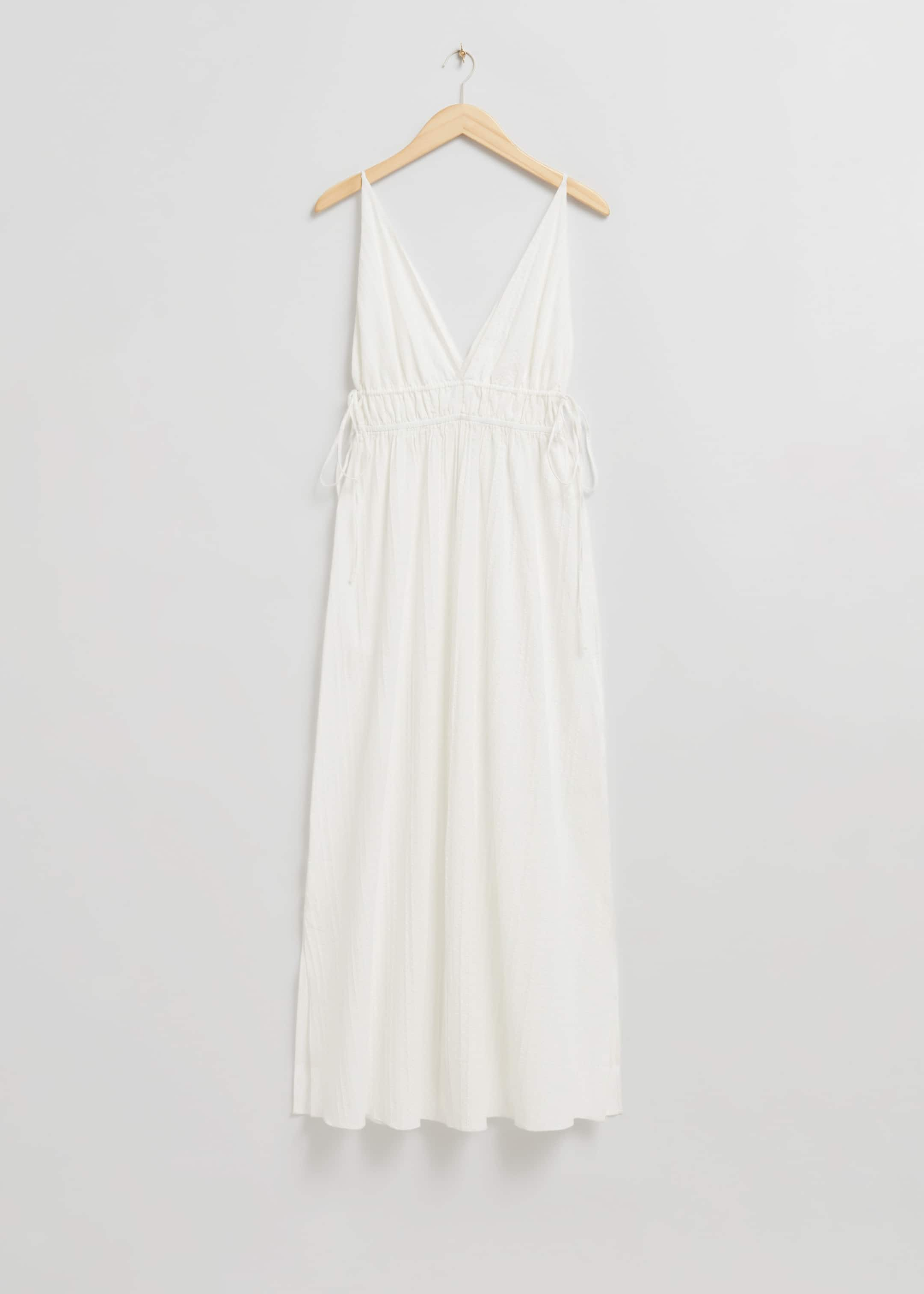 Seersucker Maxi Dress - Ivory - Still Life