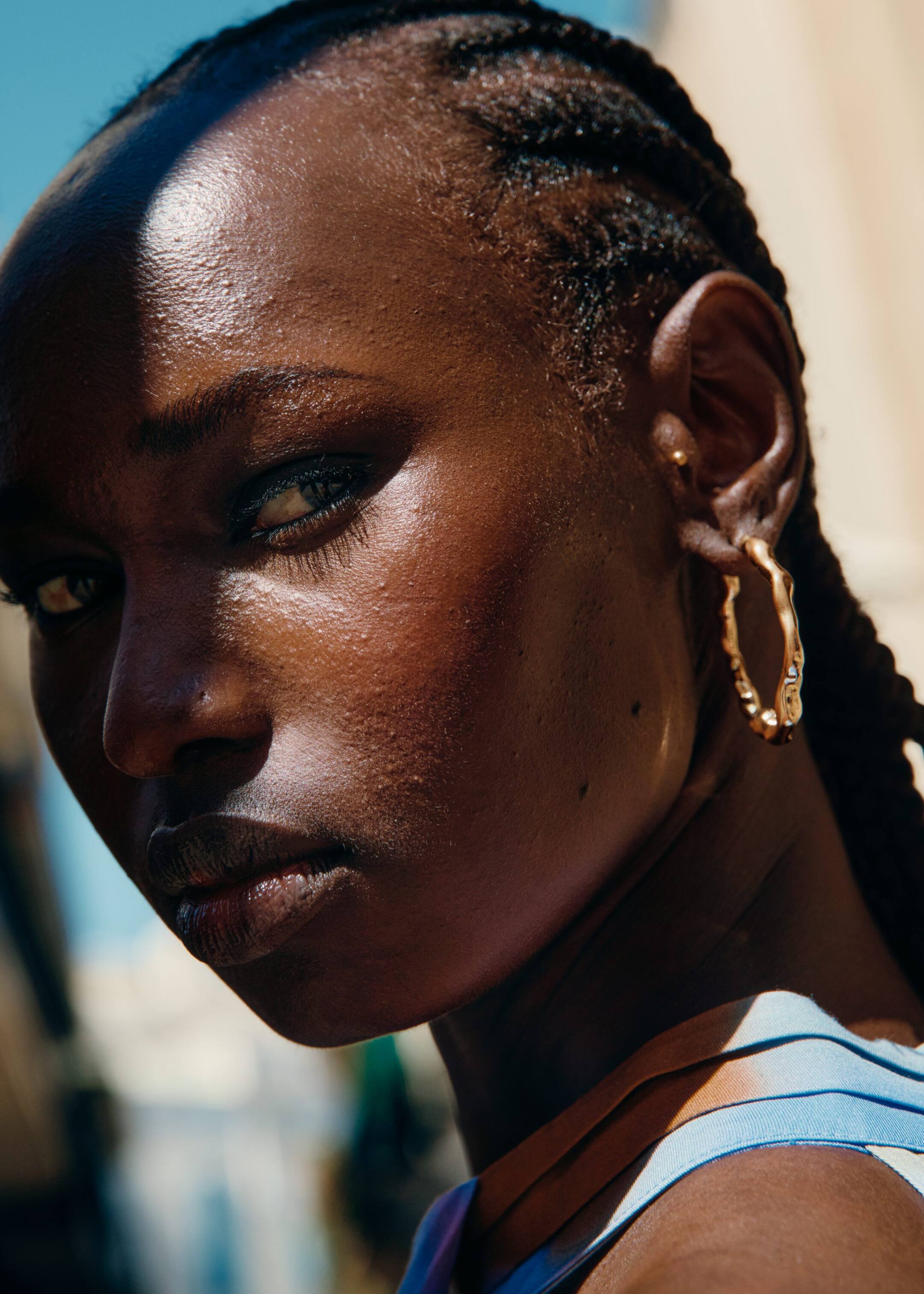 Image of Molded Hoop Earrings