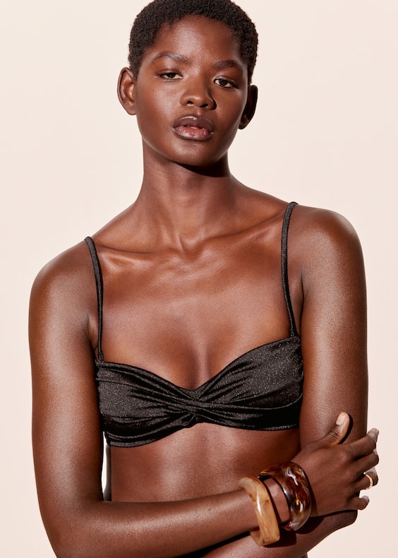 Ruched Bikini Top