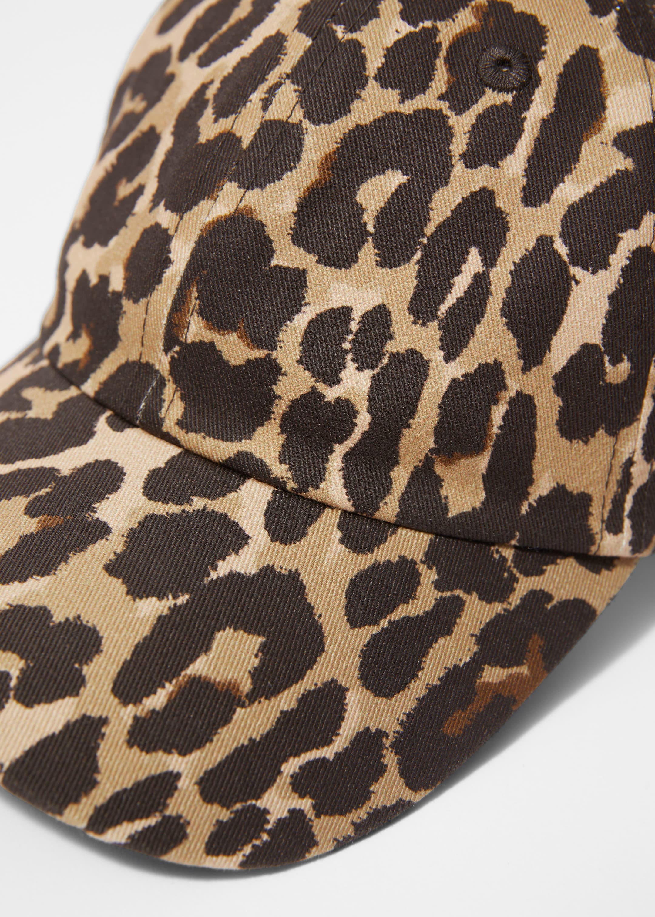 Leopard-Print Baseball Cap - {{variantName}} - Descriptive Detail