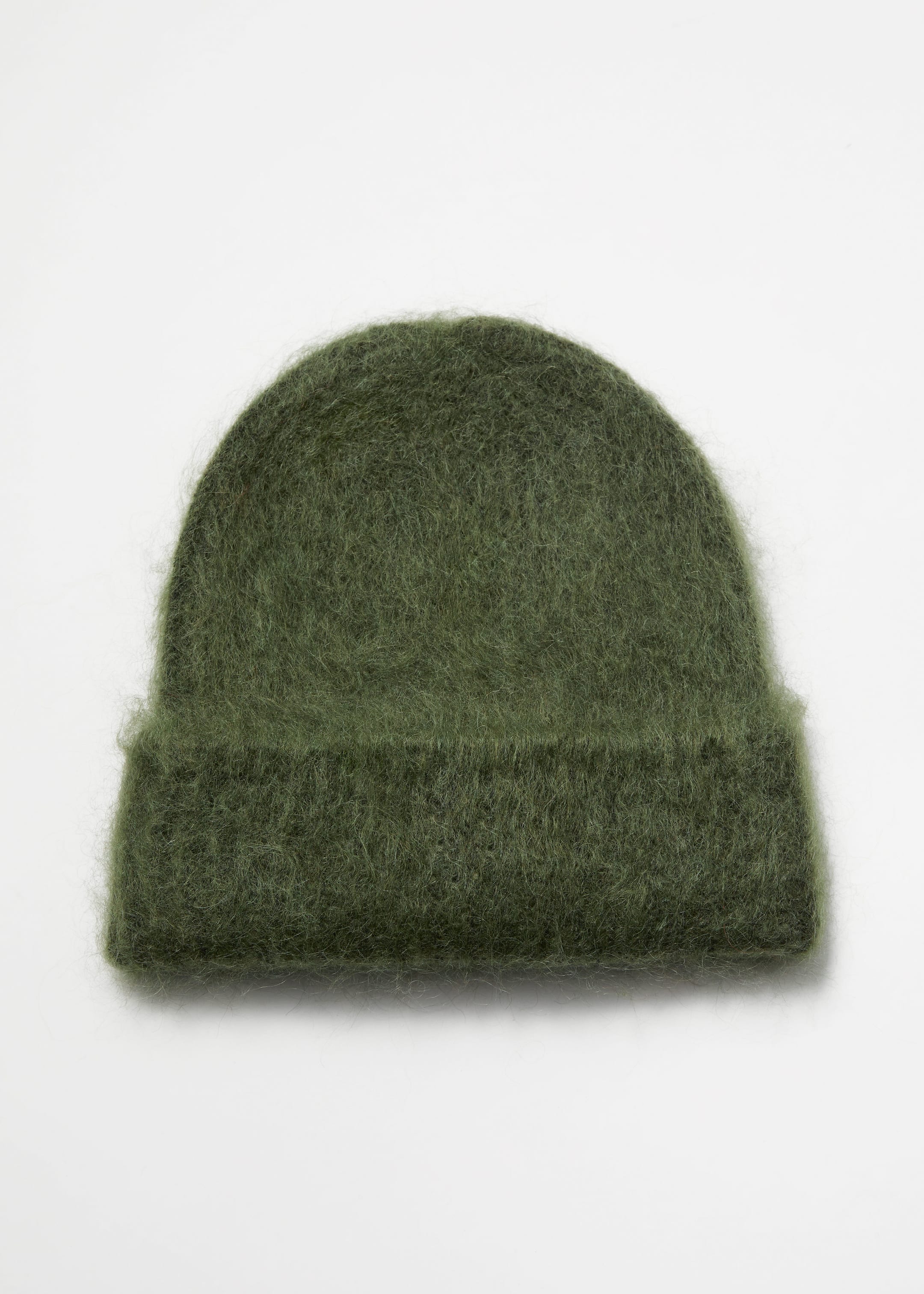 Image of Bonnet en mohair mélangé brossé