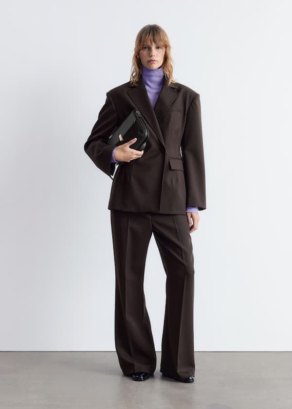 Double-Breasted Wool Blazer