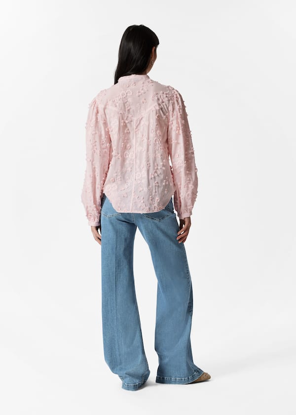 Puff-Sleeve Blouse
