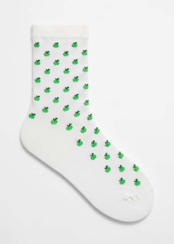 Jacquard-Knit Socks
