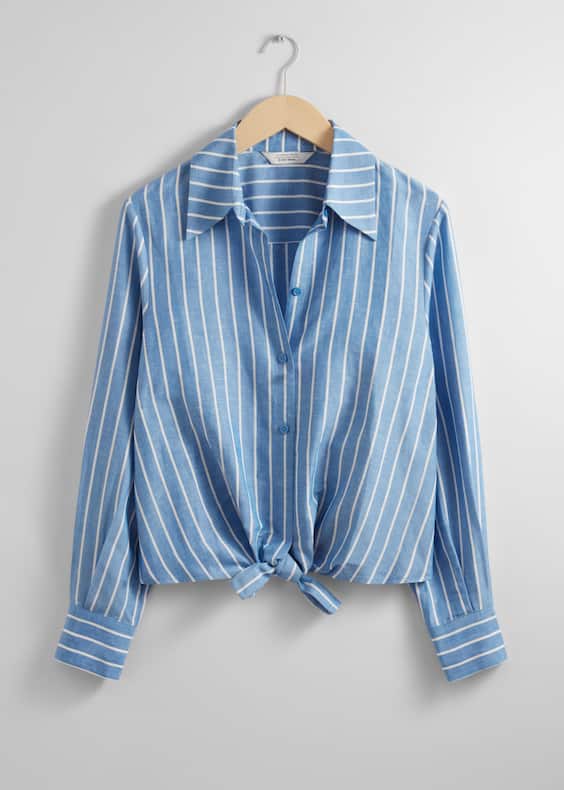Tie-Front Shirt