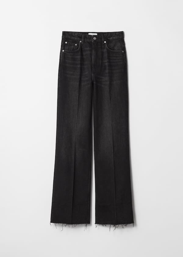 High-Waist Straight-Leg Jeans