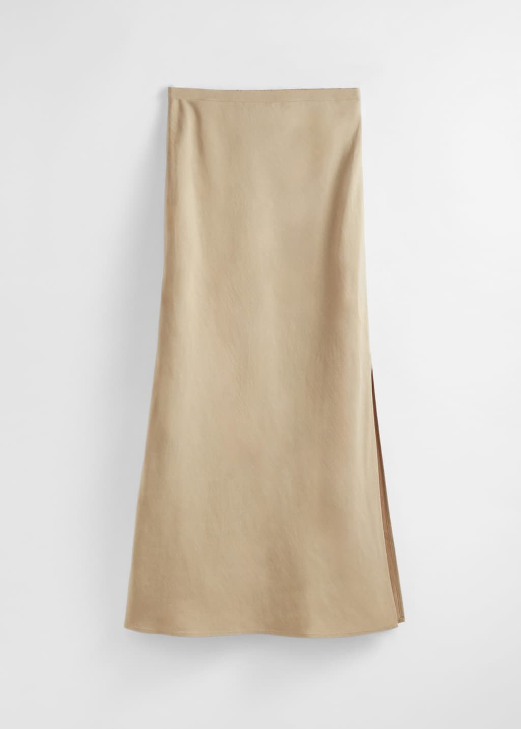 High-Waist Maxi Skirt - Beige - Maxi skirts - & Other Stories