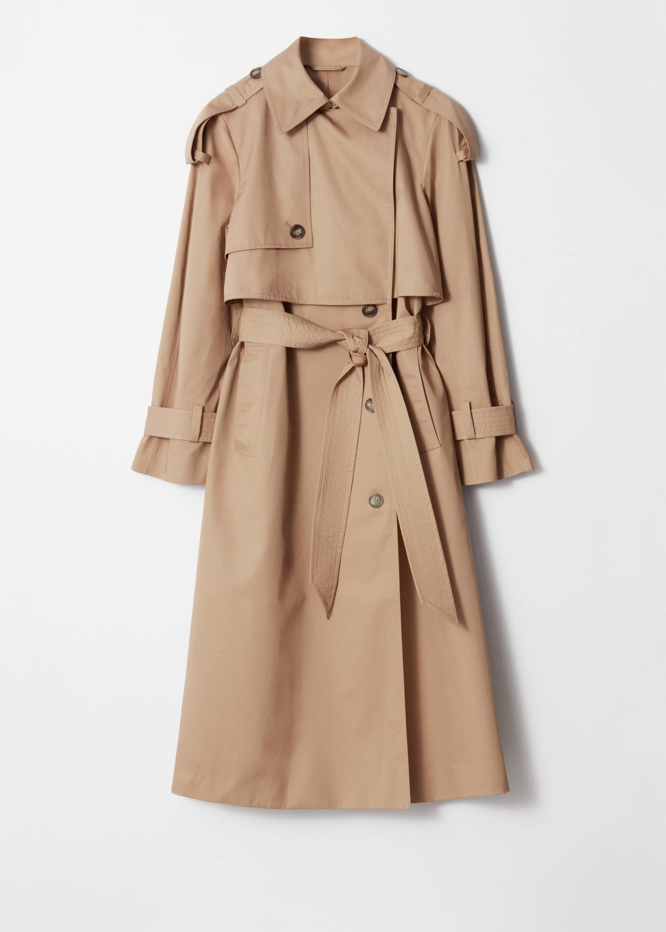 Belted Trench Coat - Beige - Still Life