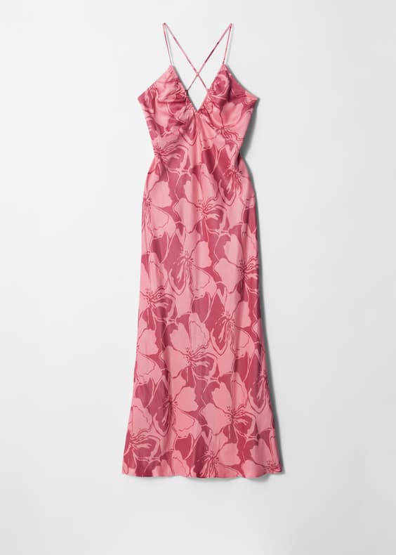 Satin Slip Midi Dress