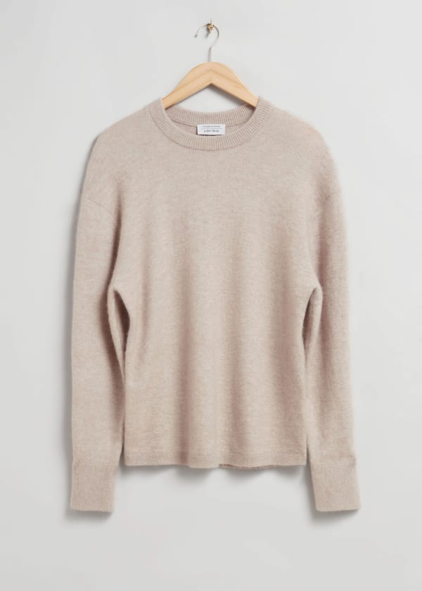 Alpaca-Blend Knit Sweater