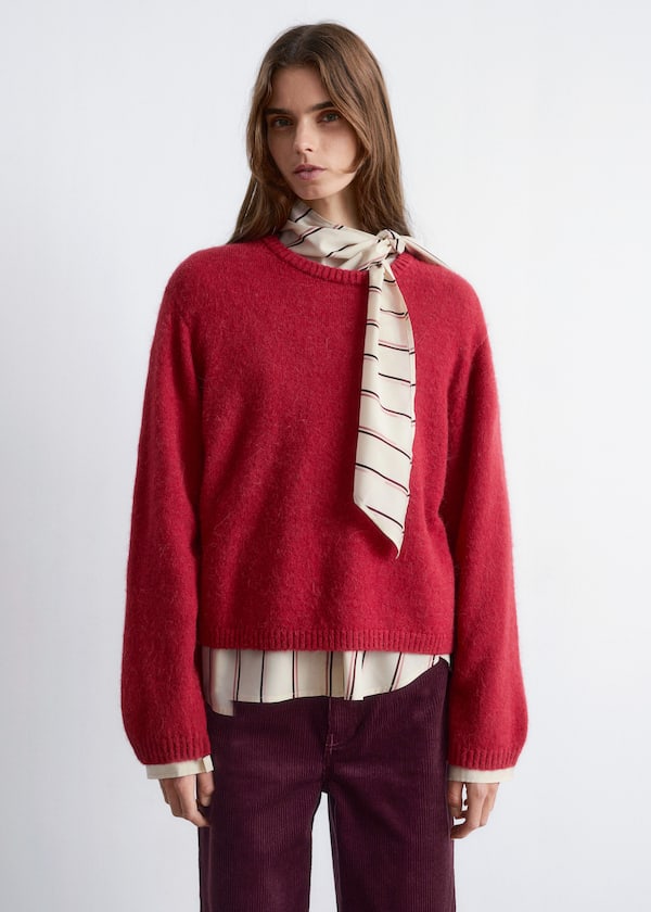 Knitted Alpaca-Blend Sweater