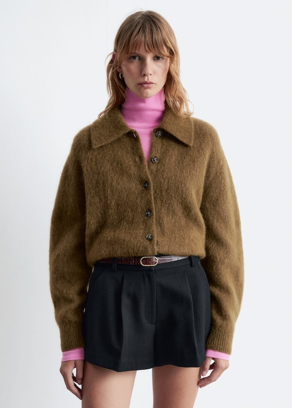 Press-Crease Wool Shorts
