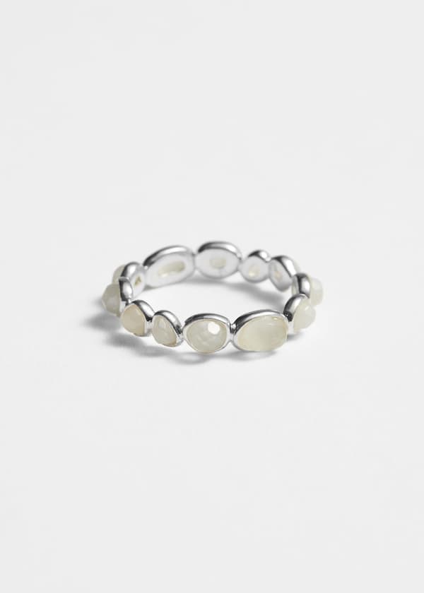 Organic Glass Stone Ring