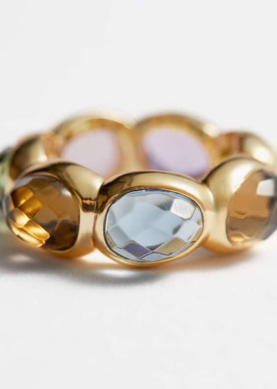 Vibrant Crystal Ring