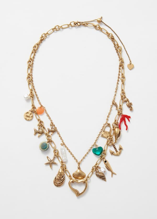 Sea-Themed Charm Necklace