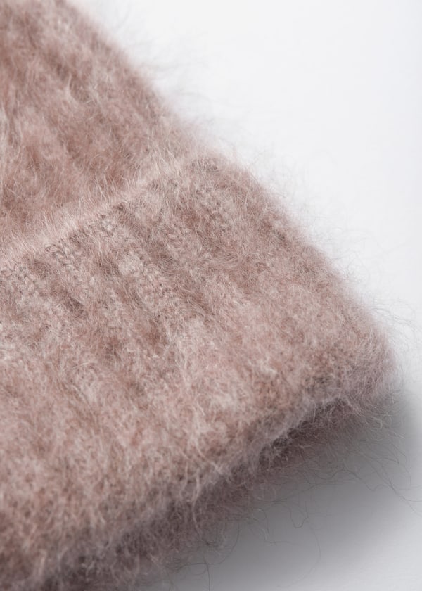 Pure Brushed-Cashmere Beanie