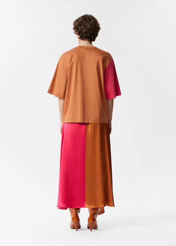 Oversized Colour-Block T-shirt