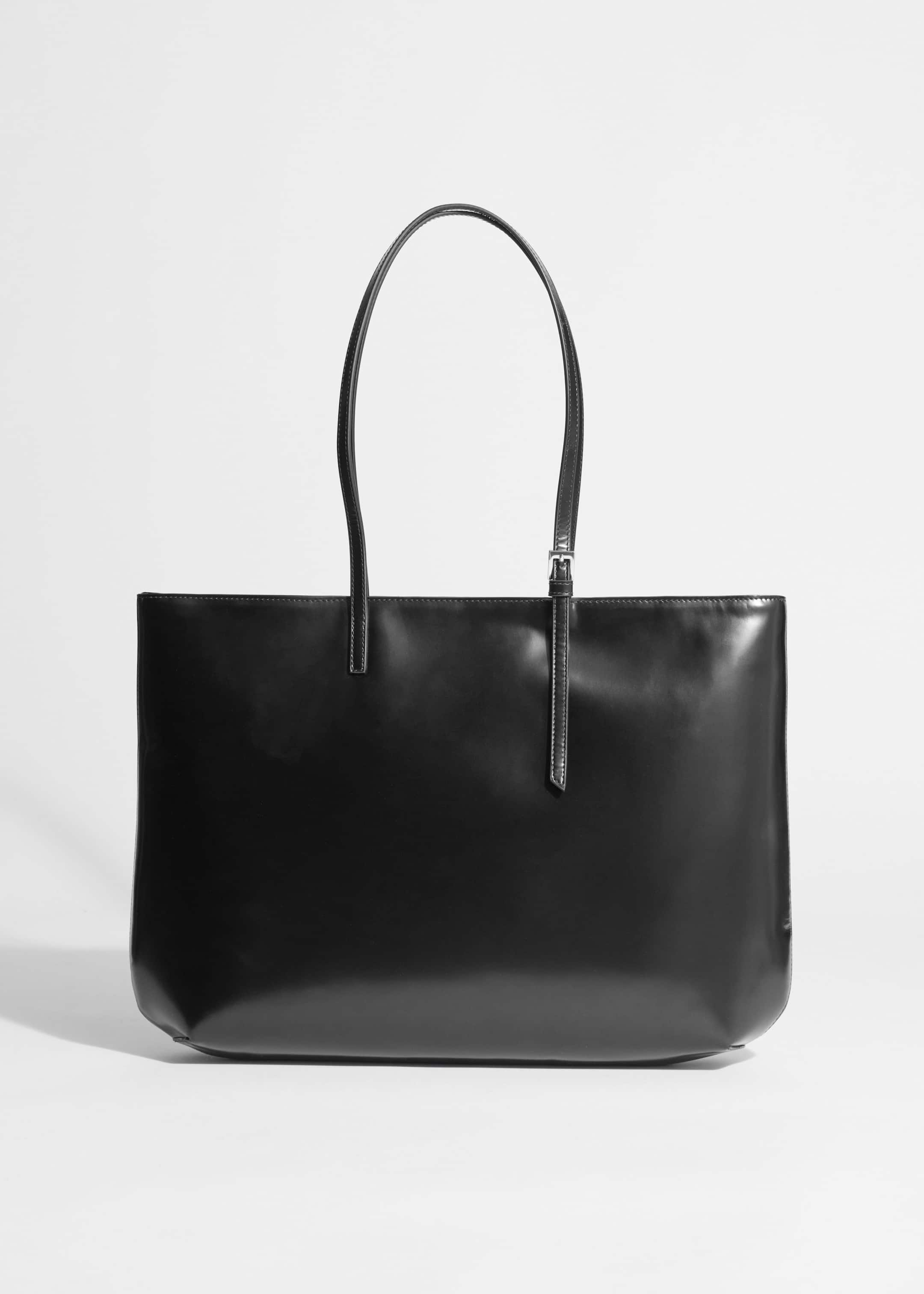 Structured Leather Tote