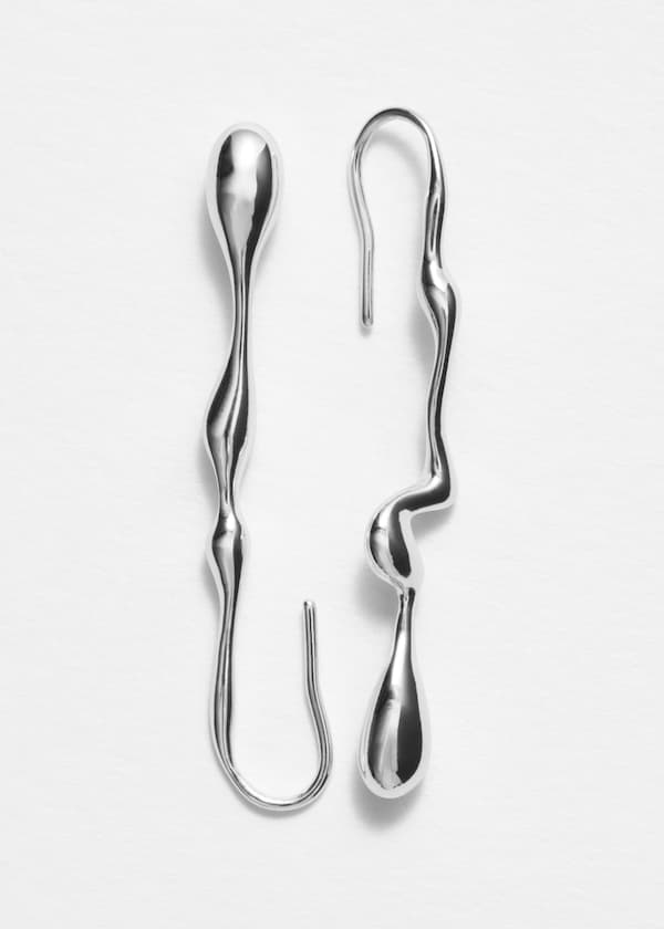Elongated Drop Earrings