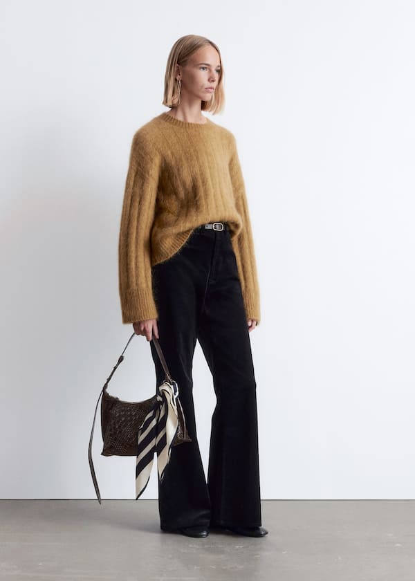 Flared Corduroy Trousers