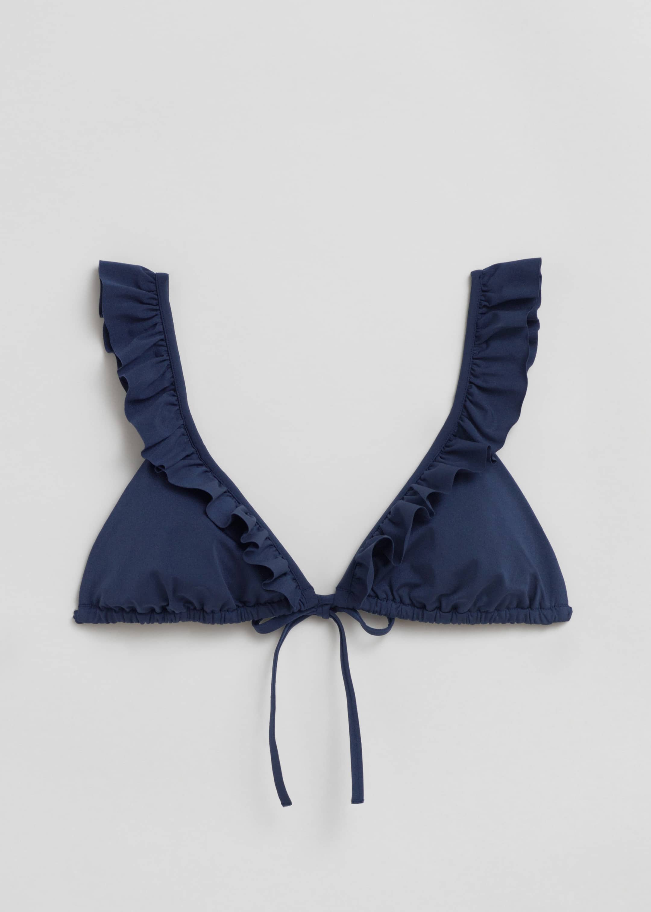 Image of Frilled Triangle Bikini Top