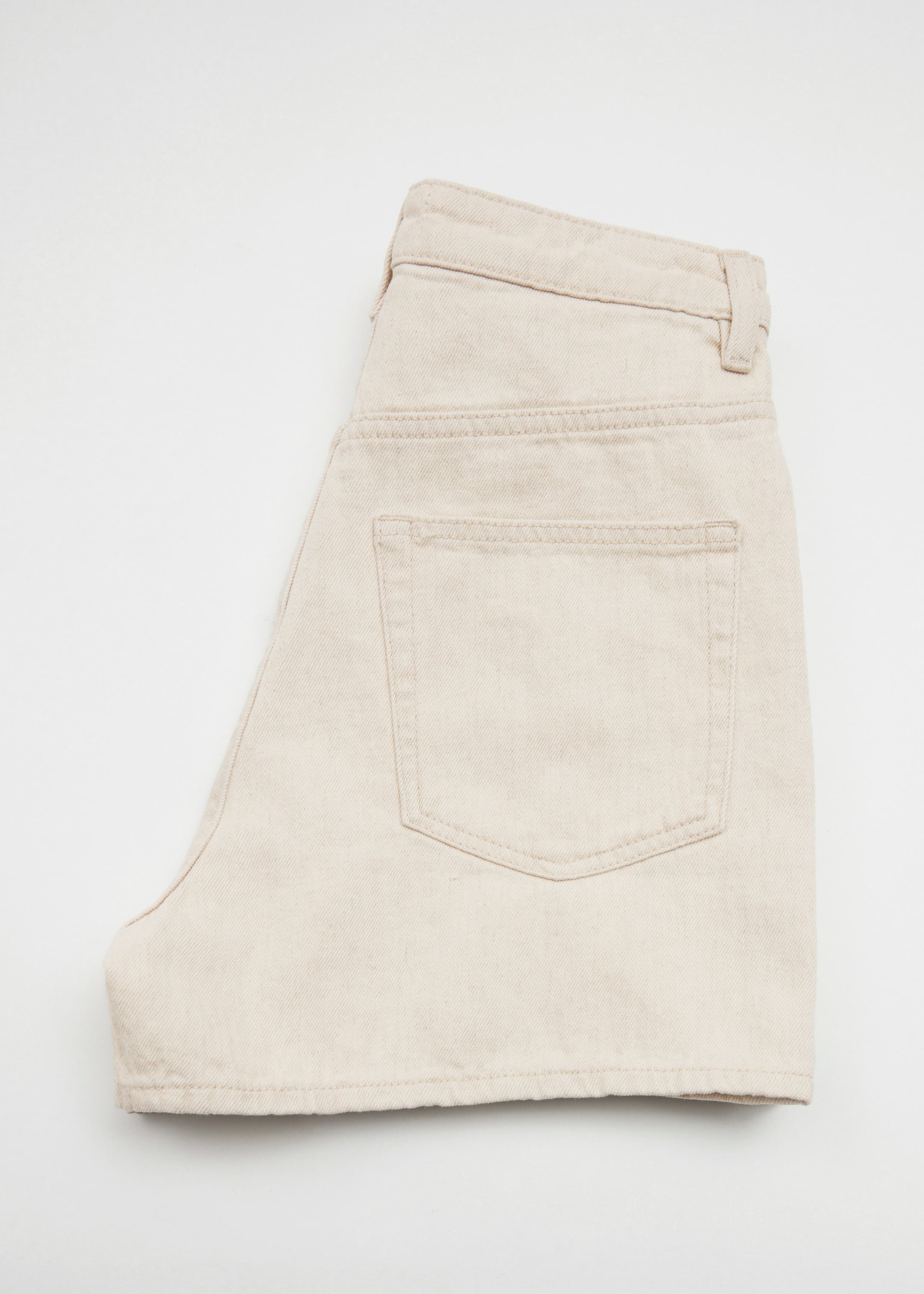 High-Waist Denim Shorts - Light Blue - Still Life