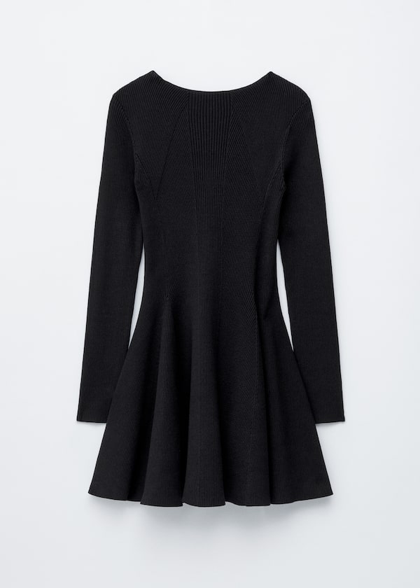 Rib Knit Mini Dress