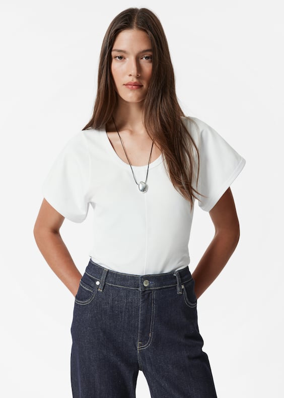 Scoop-Neck T-Shirt