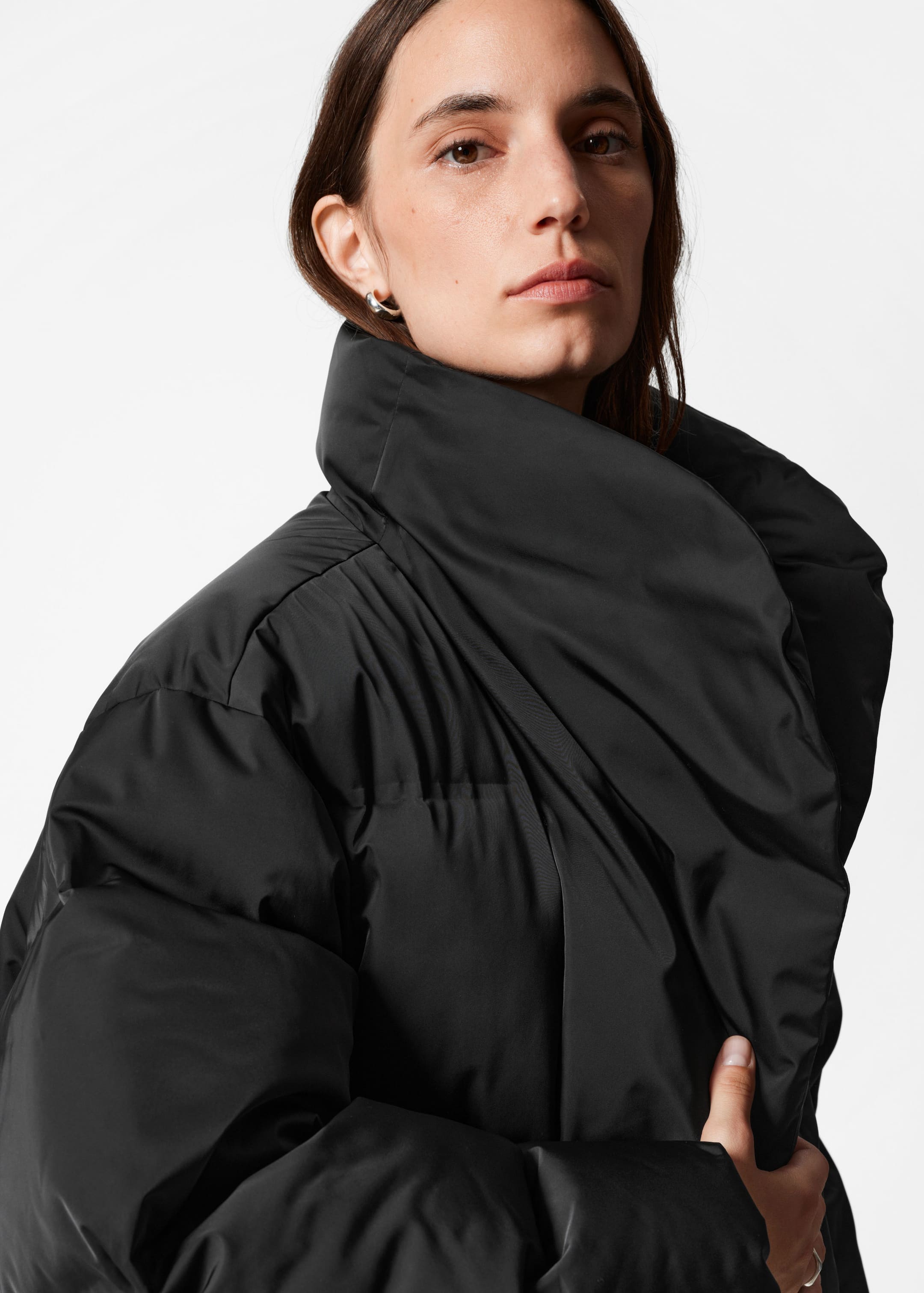 Manteau rembourré - Noir - Lookbook