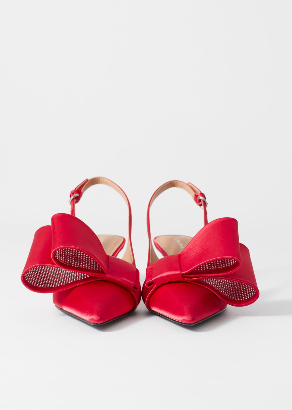 おすすめ Pumps - satin Red - Pumps Satin Bow-Embellished - Other & 靴