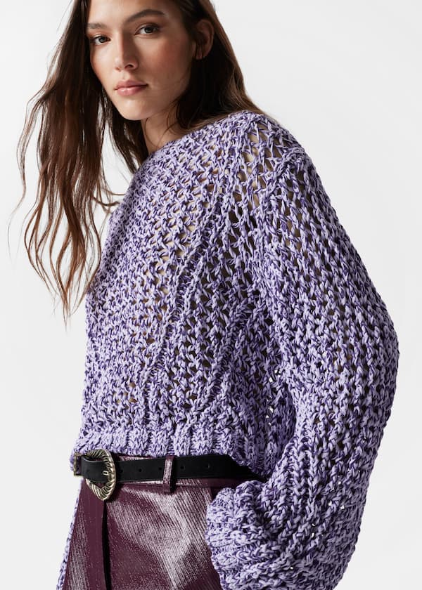 Open-Knit Sweater