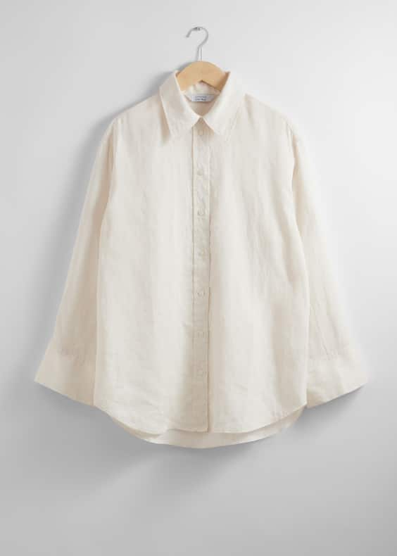 Oversized Linen Shirt