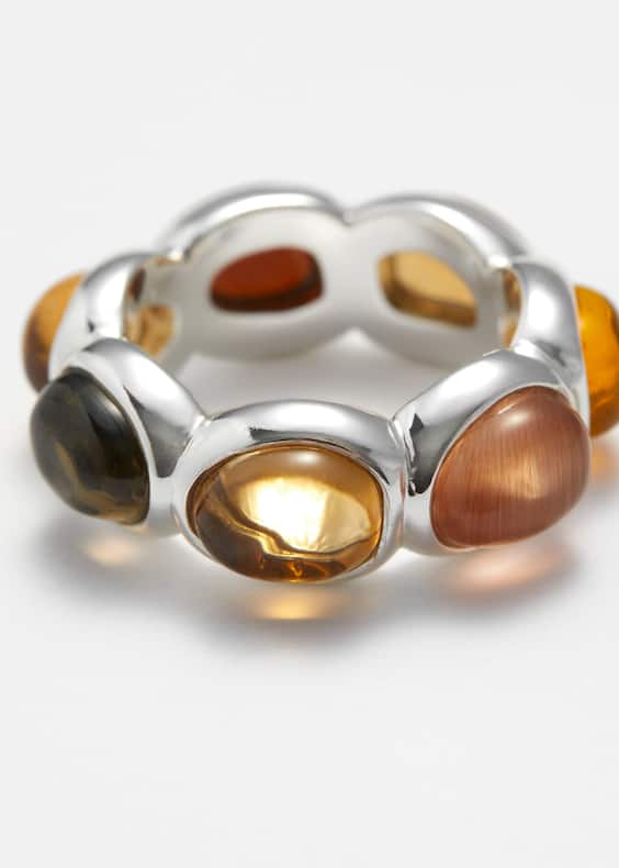 Vibrant Crystal Ring