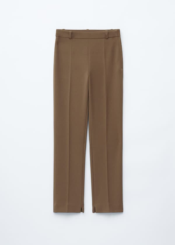 Slim-Leg Press-Crease Trousers