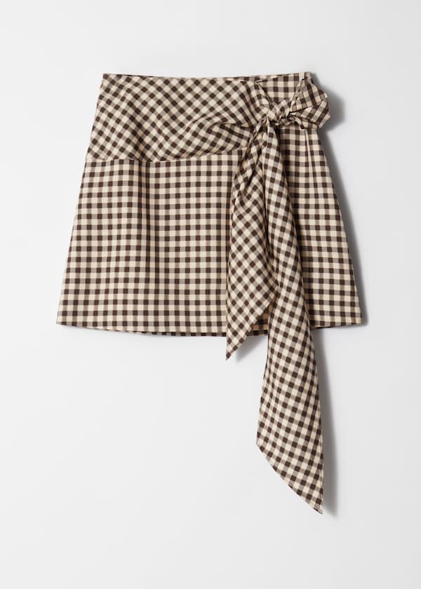 Checkered Mini Skirt
