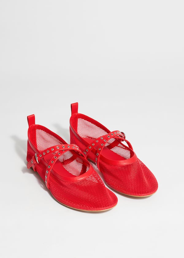 Mesh Ballet Flats