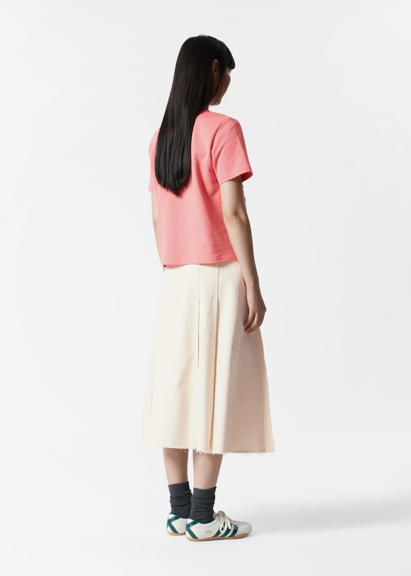 Floral-Appliqué T-Shirt