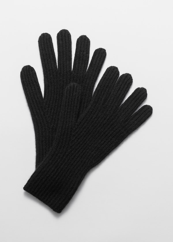 Ribbed Cashmere Gloves