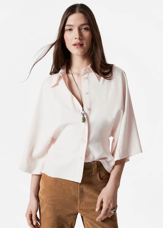 Wide-Sleeve Shirt