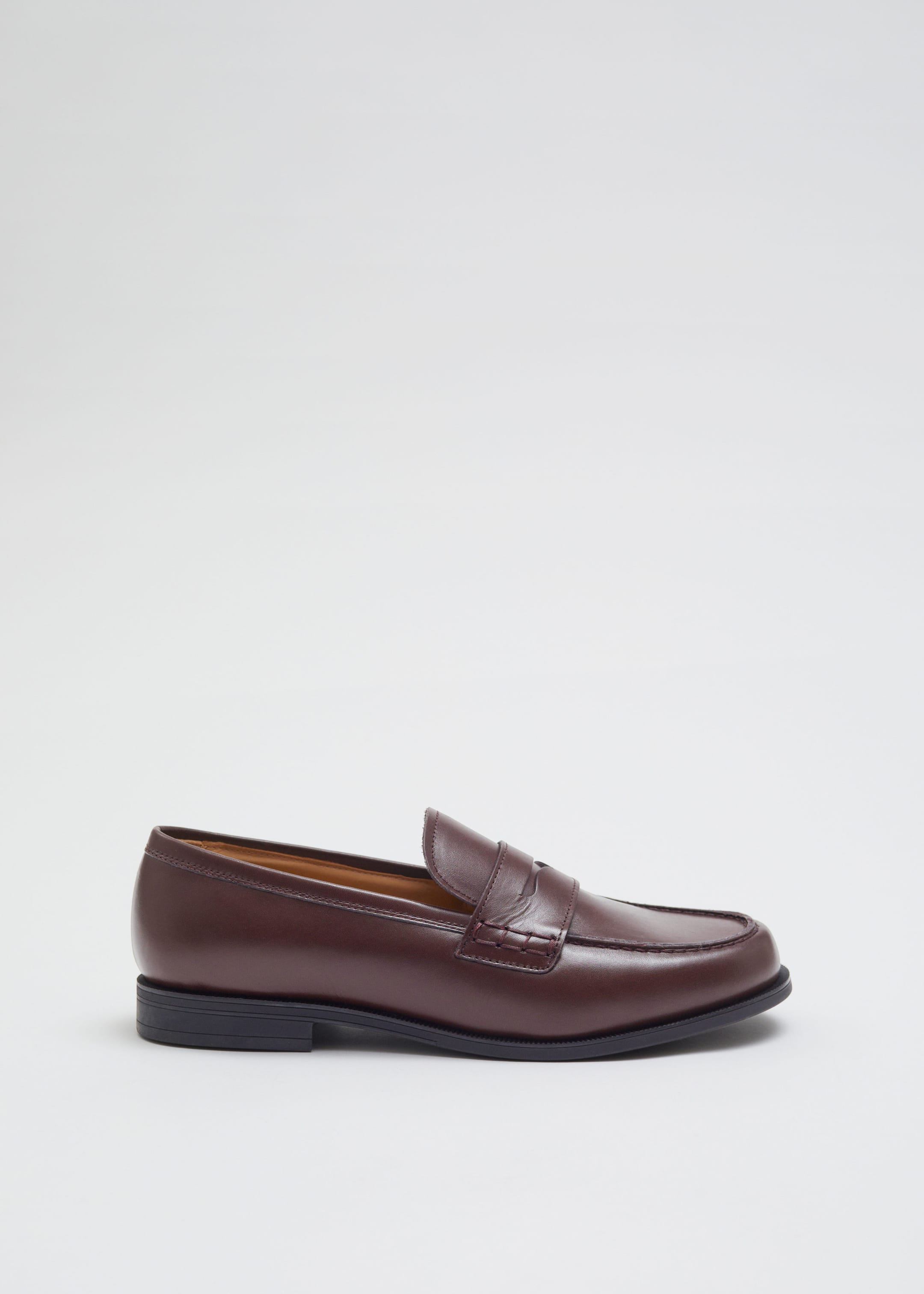 Penny-Loafer aus Leder