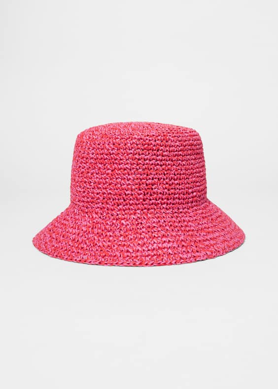 Straw Bucket Hat