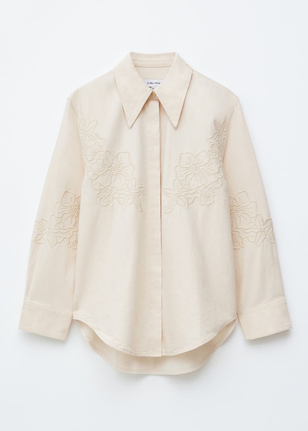 【SALE セール】amne (アンヌ) | CHAMBRAY japon shirts (sand) | size 1 トップス シャツ シンプル amne】CHAMBRAY japon shirts Sand | unstable | 公式オンライン