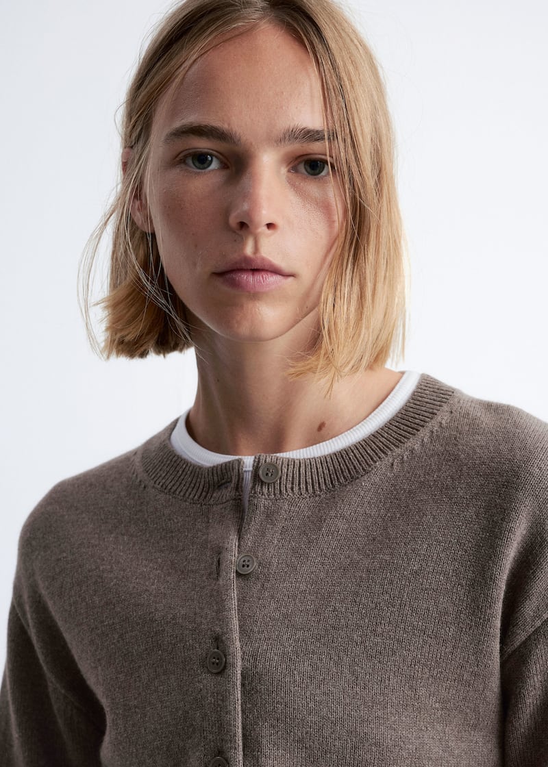 Wool-Blend Cardigan